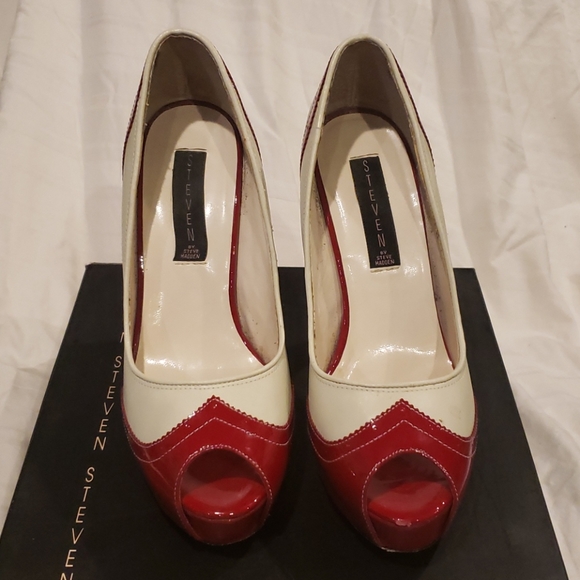 STEVEN NLIGHT spectator pumps - Picture 2 of 4